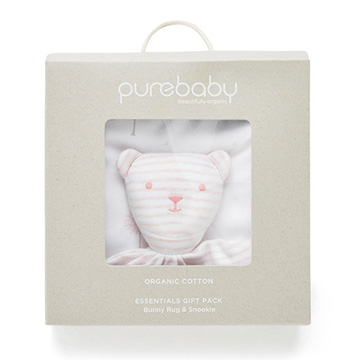 Purebaby 有機棉棉毯安撫巾禮盒