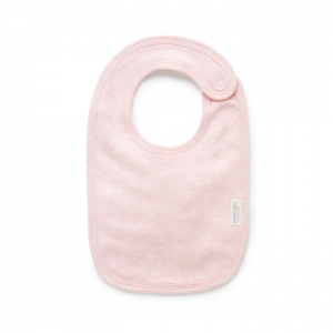 Purebaby有機棉嬰兒圍兜-粉紅