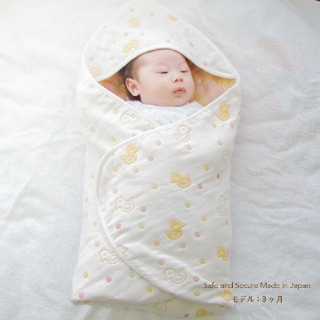 日本OP Mini 嬰兒六重紗包巾